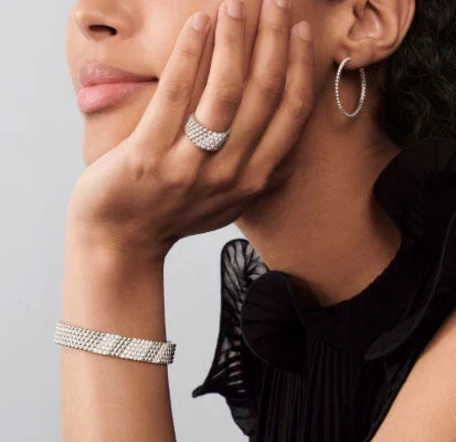 [Veyra Jewelry]Five-row diamond bracelet