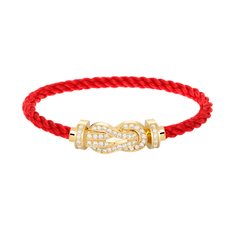 ¡®Veyra Jewelry¡¯CHANCE LARGE 8 FIGURE BUCKLE FULLDIAMOND BRACELET GOLD