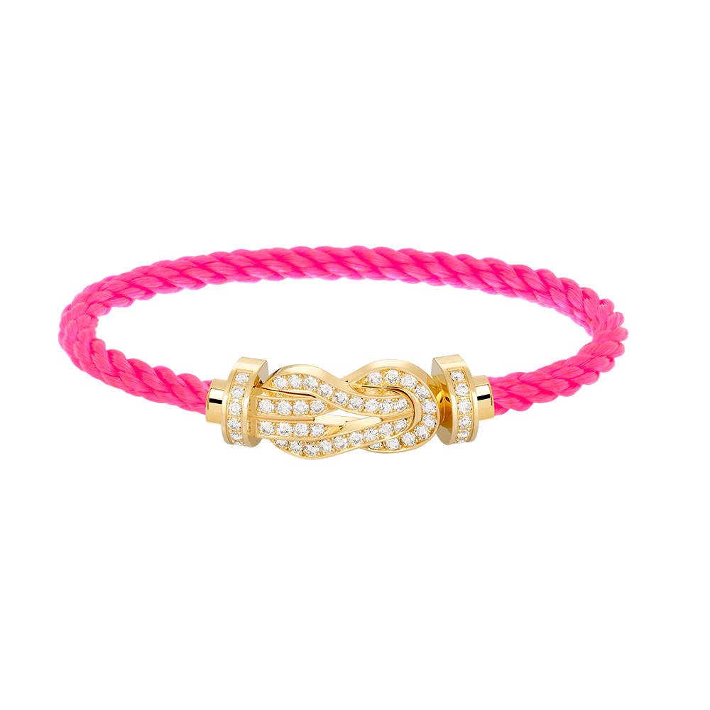 ¡®Veyra Jewelry¡¯CHANCE LARGE 8 FIGURE BUCKLE FULLDIAMOND BRACELET GOLD