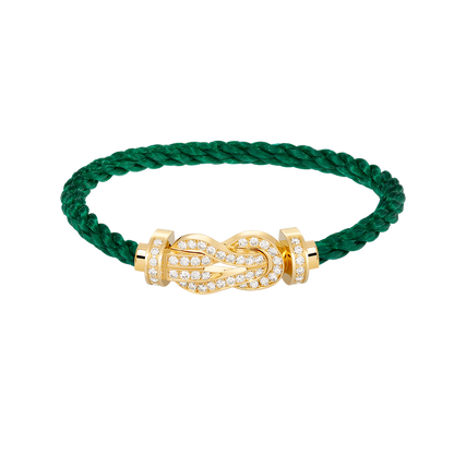 ¡®Veyra Jewelry¡¯CHANCE LARGE 8 FIGURE BUCKLE FULLDIAMOND BRACELET GOLD