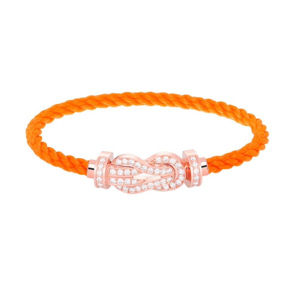 ¡®Veyra Jewelry¡¯CHANCE LARGE 8 FIGURE BUCKLE FULL DIAMOND BRACELET ROSE GOLD