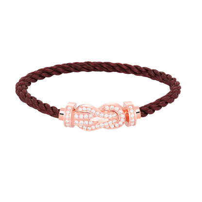 ¡®Veyra Jewelry¡¯CHANCE LARGE 8 FIGURE BUCKLE FULL DIAMOND BRACELET ROSE GOLD