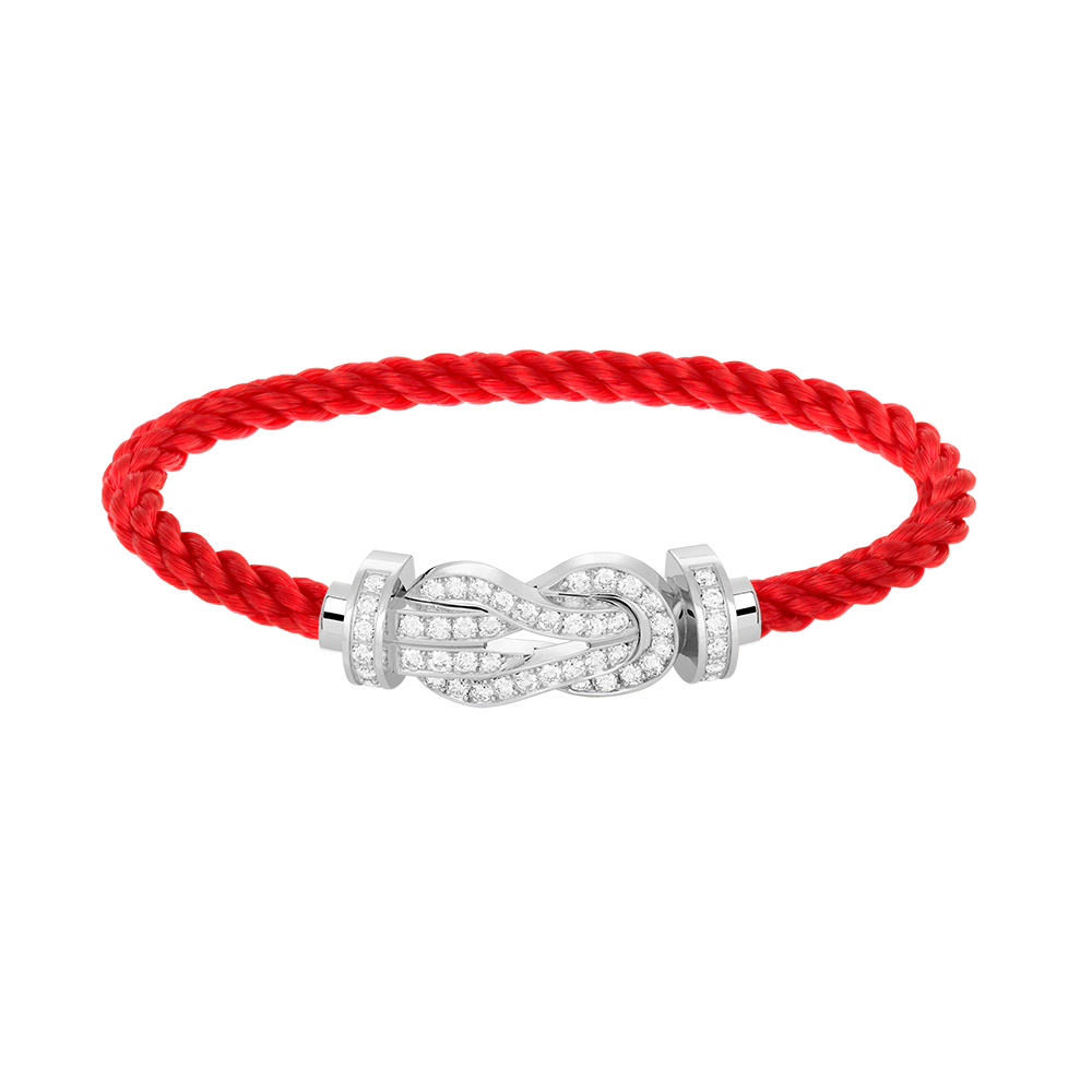 ¡®Veyra Jewelry¡¯CHANCE LARGE 8 FIGURE BUCKLE FULL DIAMOND BRACELET SILVER