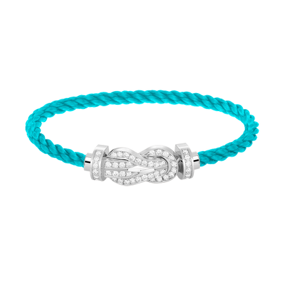 ¡®Veyra Jewelry¡¯CHANCE LARGE 8 FIGURE BUCKLE FULL DIAMOND BRACELET SILVER