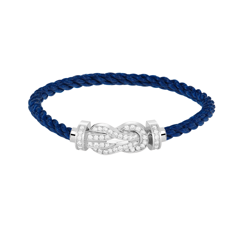 ¡®Veyra Jewelry¡¯CHANCE LARGE 8 FIGURE BUCKLE FULL DIAMOND BRACELET SILVER