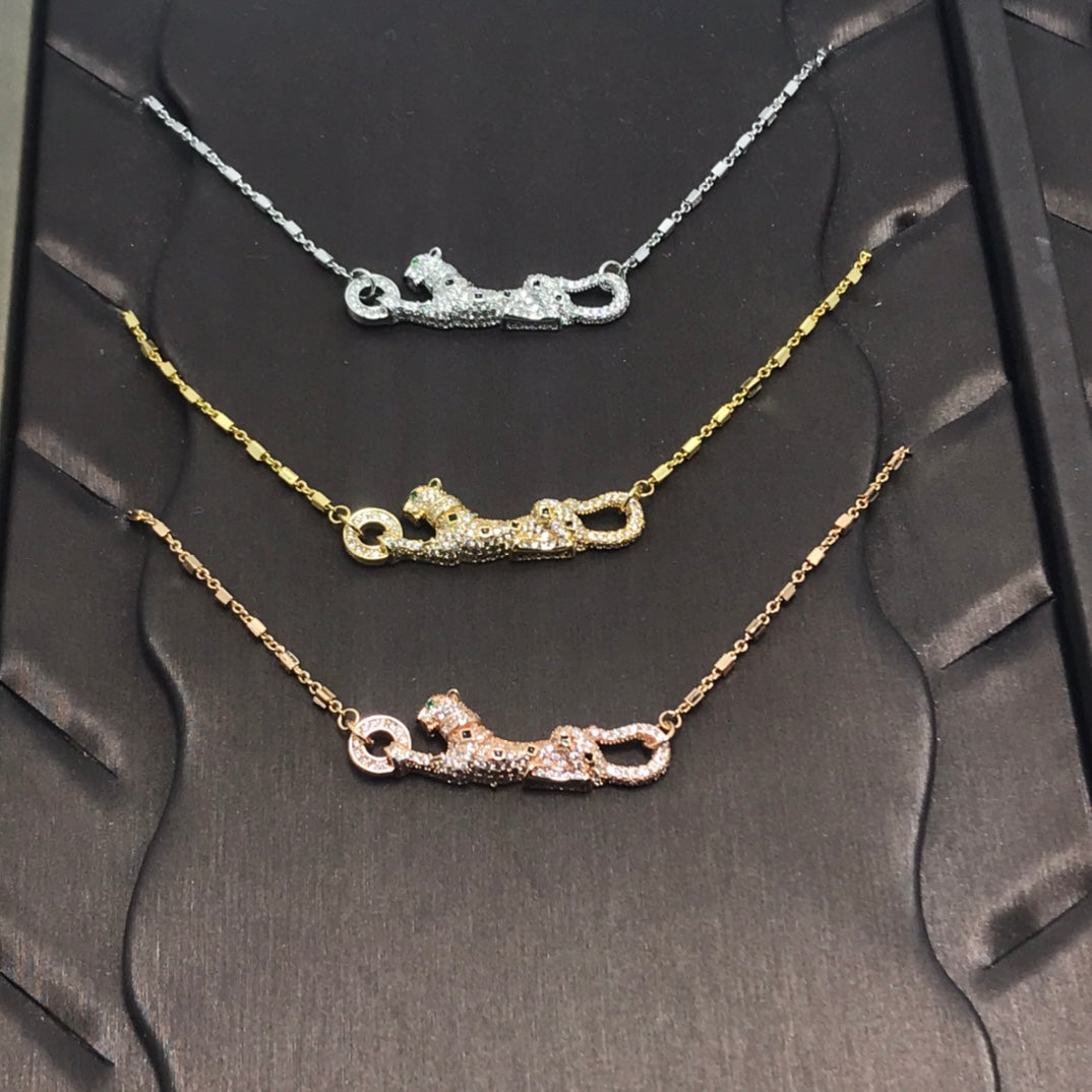 ¡®Veyra Jewelry¡¯Pave Panther Pendant Necklace