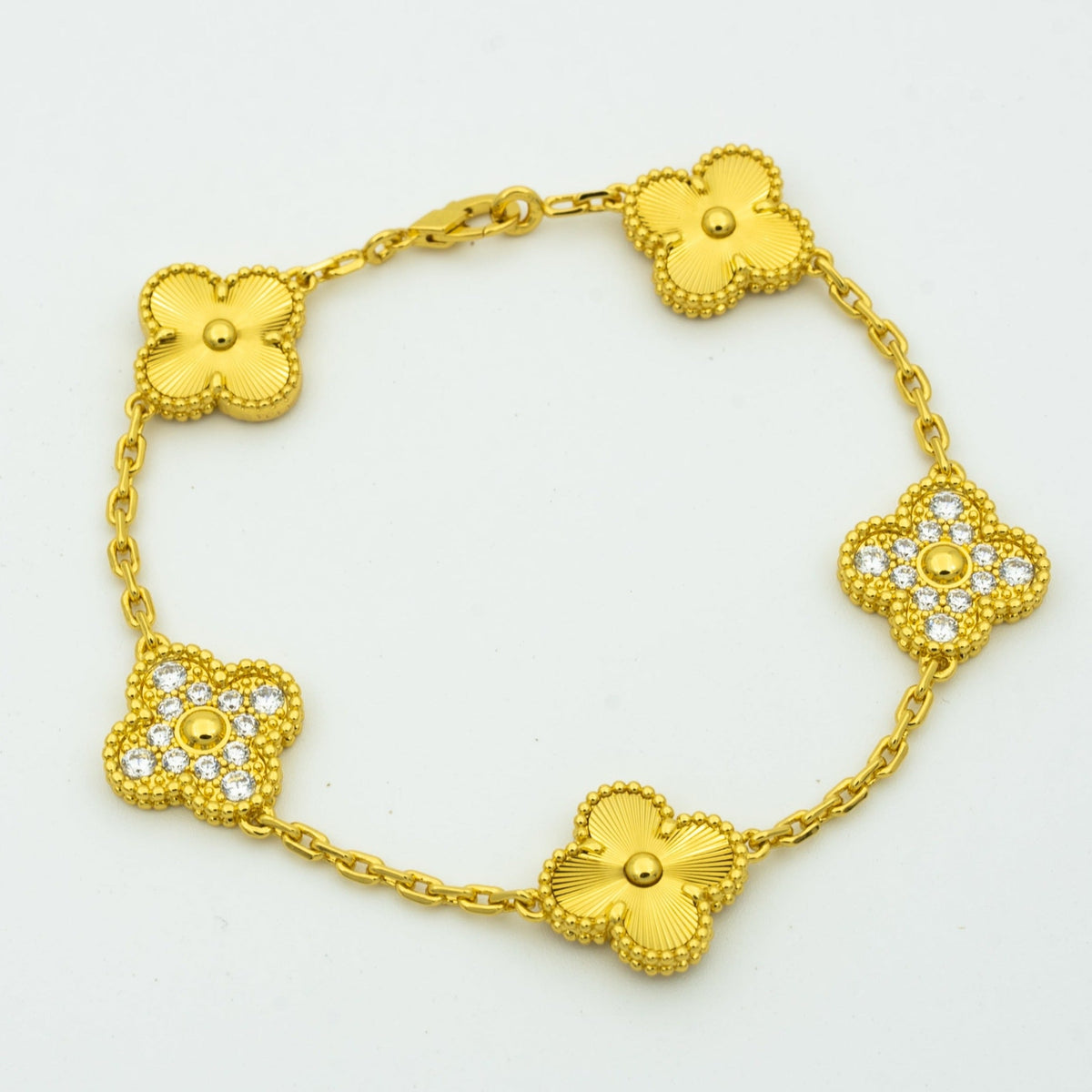[Veyra Jewelry]New  CLOVER 5 MOTIF LASER BRACELET COLLECTION