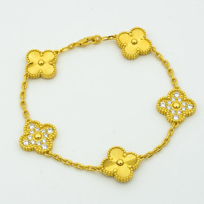 [Veyra Jewelry]New  CLOVER 5 MOTIF LASER BRACELET COLLECTION