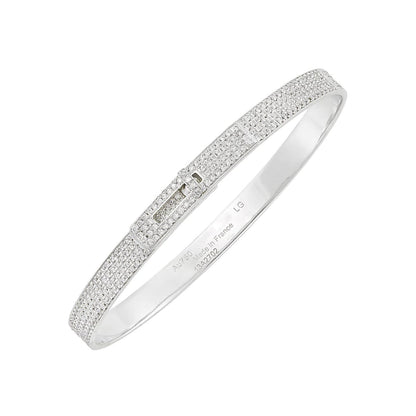 ¡®Veyra Jewelry¡¯HM KELLY BRACELET IN SILVER AND FULL PAVE DIAMOND