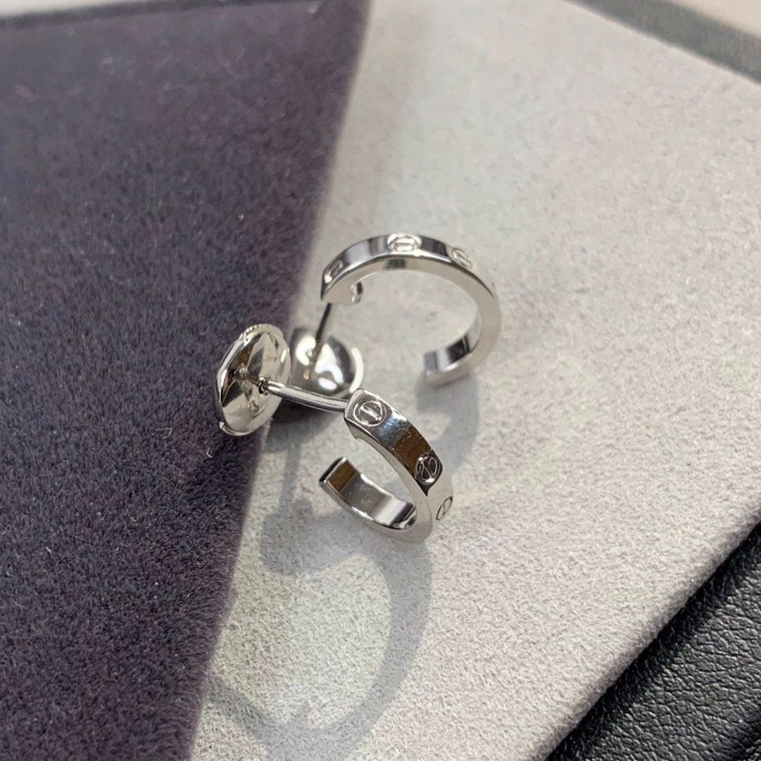 ¡®Veyra Jewelry¡¯LOVE EARRINGS 2.65MM SILVER