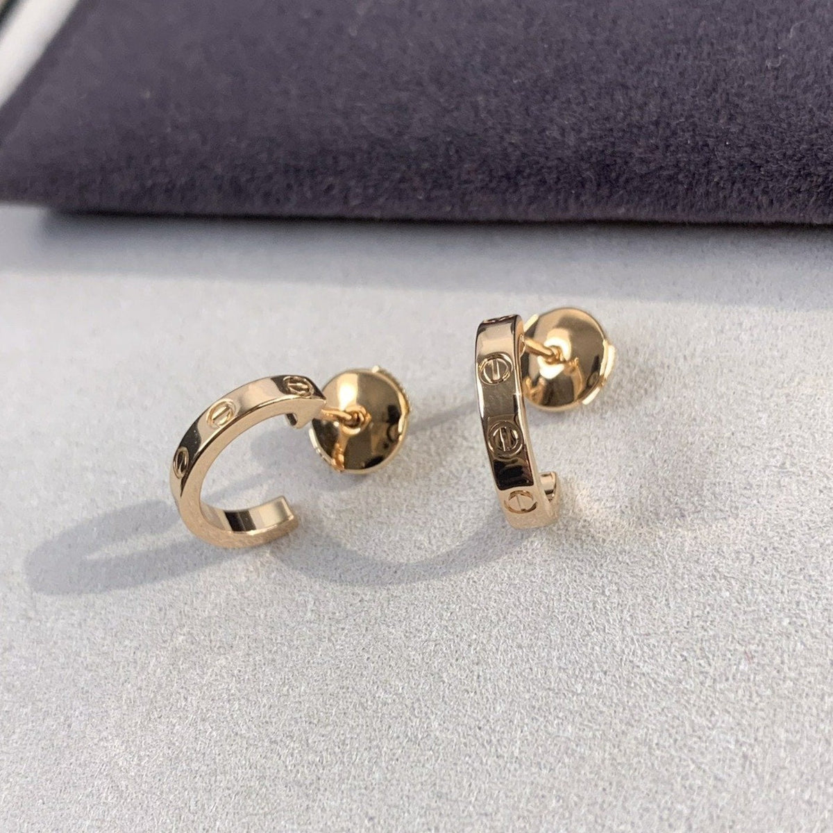 ¡®Veyra Jewelry¡¯LOVE EARRINGS 2.65MM PINK GOLD