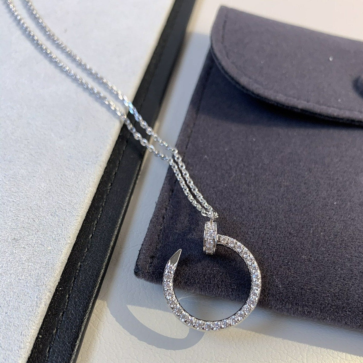 ¡®Veyra Jewelry¡¯JUSTE NECKLACE SILVER DIAMONDS
