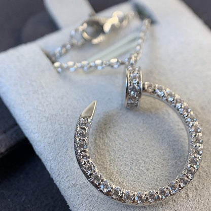 ¡®Veyra Jewelry¡¯JUSTE NECKLACE SILVER DIAMONDS