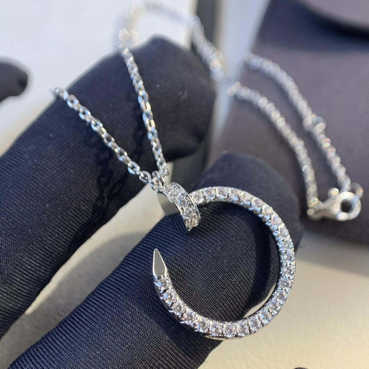 ¡®Veyra Jewelry¡¯JUSTE NECKLACE SILVER DIAMONDS