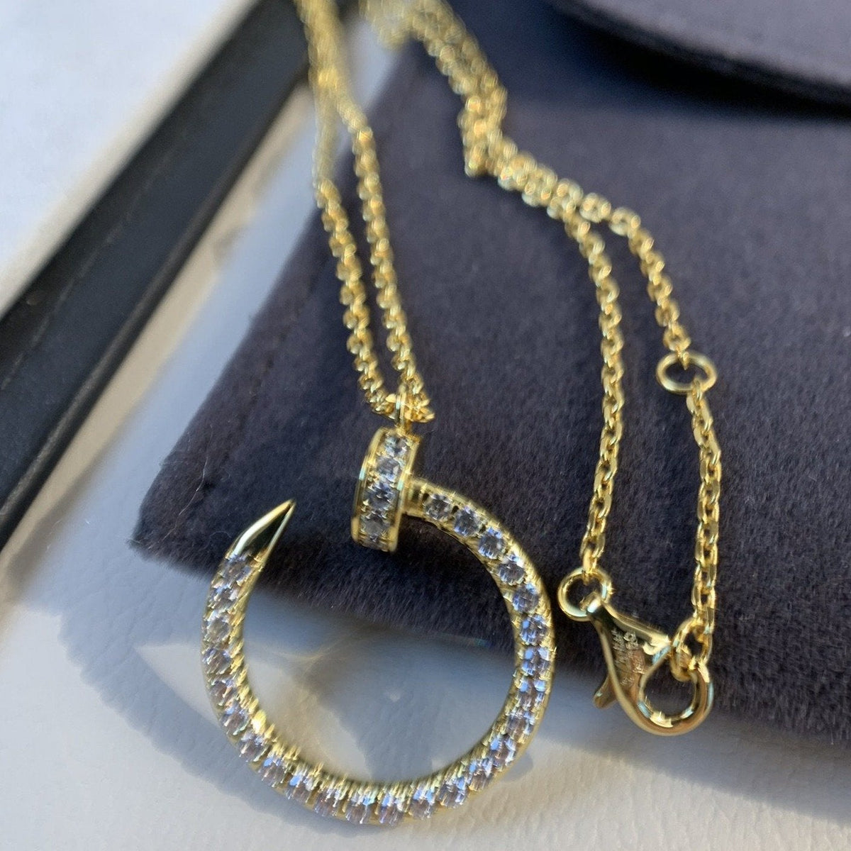 ¡®Veyra Jewelry¡¯JUSTE NECKLACE GOLD DIAMONDS