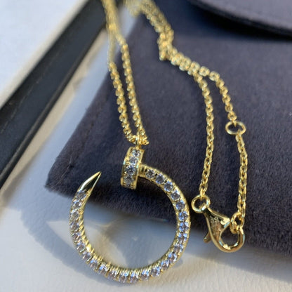 ¡®Veyra Jewelry¡¯JUSTE NECKLACE GOLD DIAMONDS