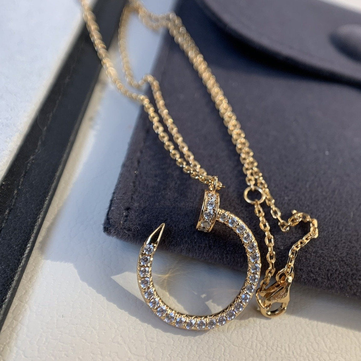 ¡®Veyra Jewelry¡¯JUSTE NECKLACE PINK GOLD DIAMONDS