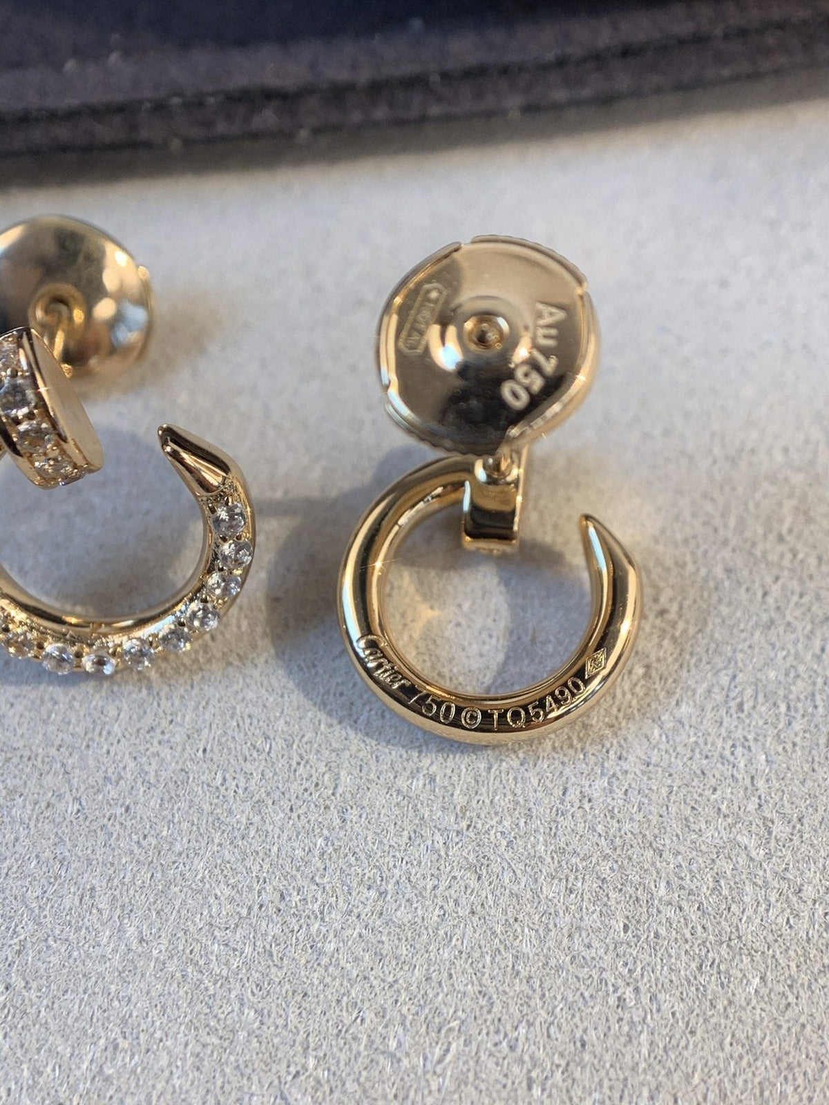 ¡®Veyra Jewelry¡¯JUSTE EARRINGS GOLD DIAMONDS