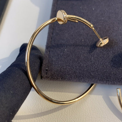 ¡®Veyra Jewelry¡¯JUSTE EARRINGS GOLD DIAMONDS 1.8MM