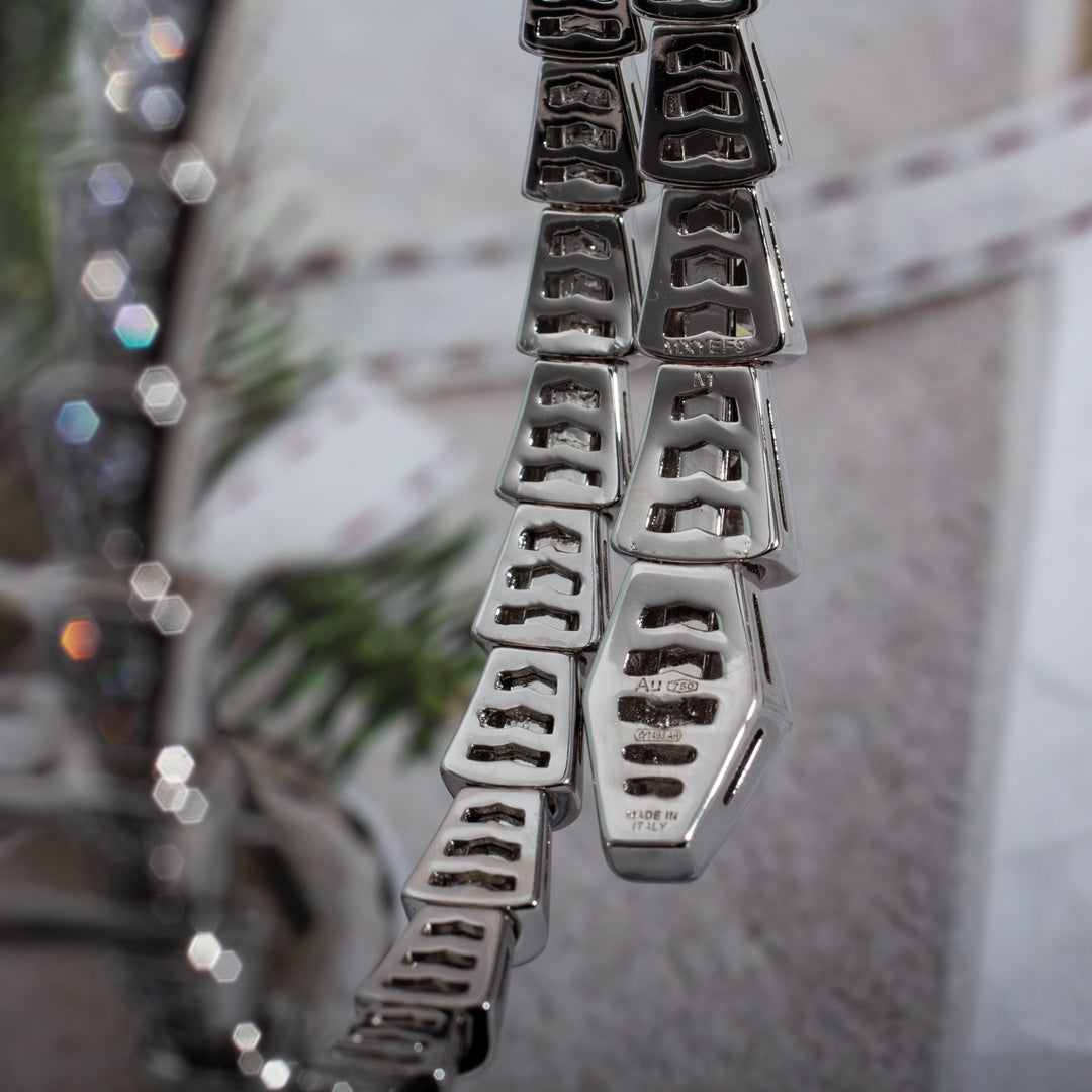 [Veyra Jewelry]SERPENTI BRACELET 6MM SILVER DIAMOND