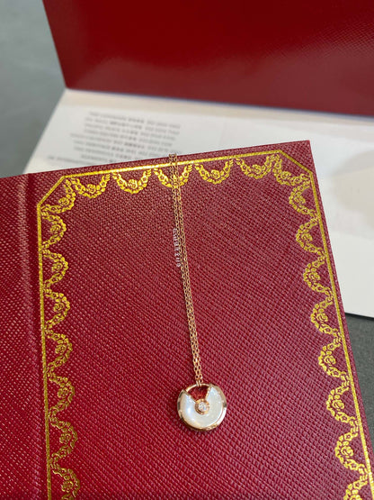 ¡®Veyra Jewelry¡¯AMULETTE ROSE GOLD MOP NECKLACE