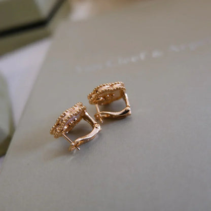 [Veyra Jewelry]LUCKY WHITE MOP EARRINGS