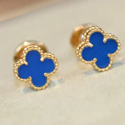¡®Veyra Jewelry¡¯CLOVER MINI 9.5MM TURQUOISE EARRINGS