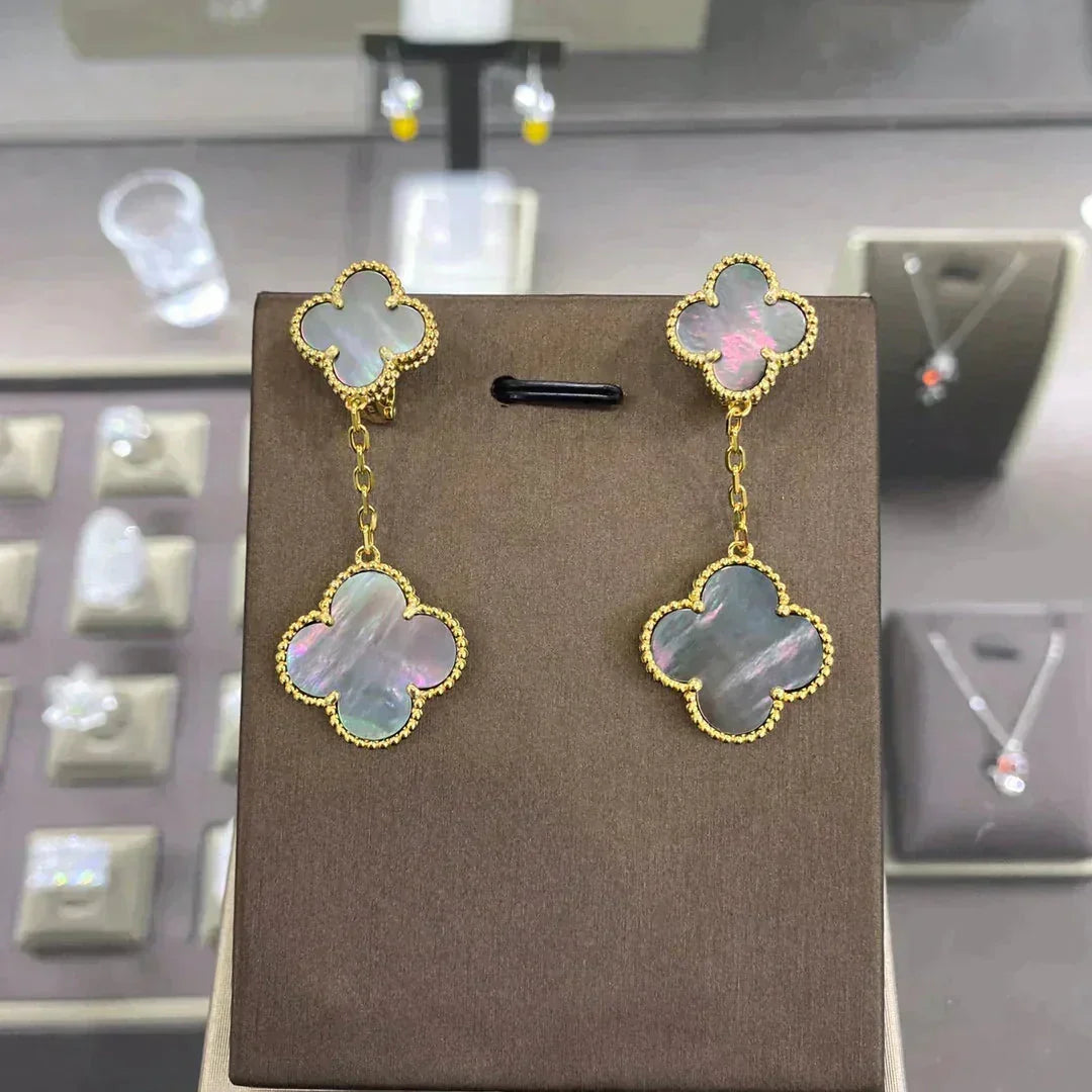 ¡®Veyra Jewelry¡¯CLOVER 2 MOTIFS  EARRINGS (MULTIPLE CHOICESC