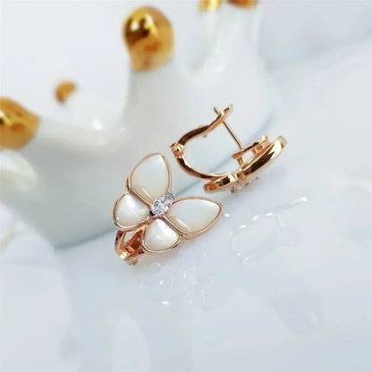 ¡®Veyra Jewelry¡¯BUTTERFLY MOP DIAMOND EARRINGS