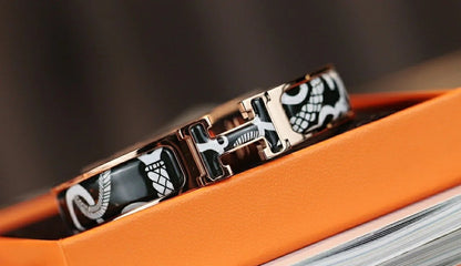 ¡®Veyra Jewelry¡¯H TARTAN BRACELET 12MM