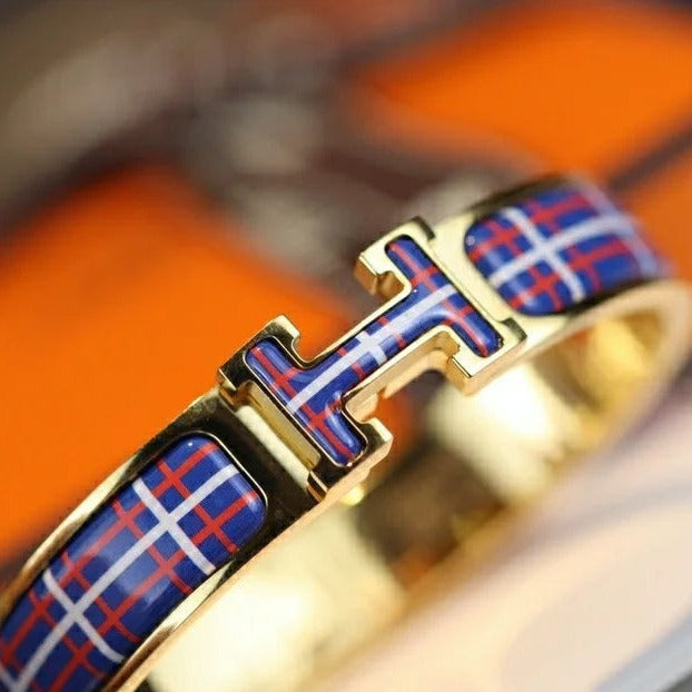 ¡®Veyra Jewelry¡¯H TARTAN BRACELET 12MM