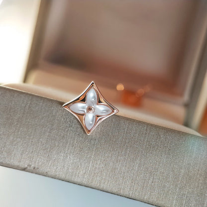 ¡®Veyra Jewelry¡¯STAR MOP PINK GOLD EARRINGS