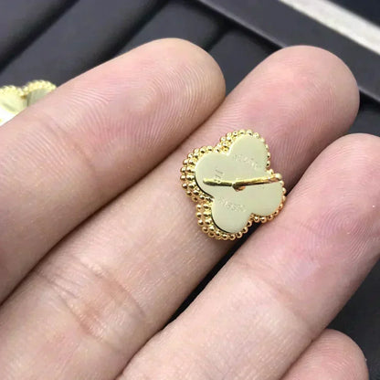 ¡®Veyra Jewelry¡¯CLOVER MINI 9.5MM LASER EARRINGS