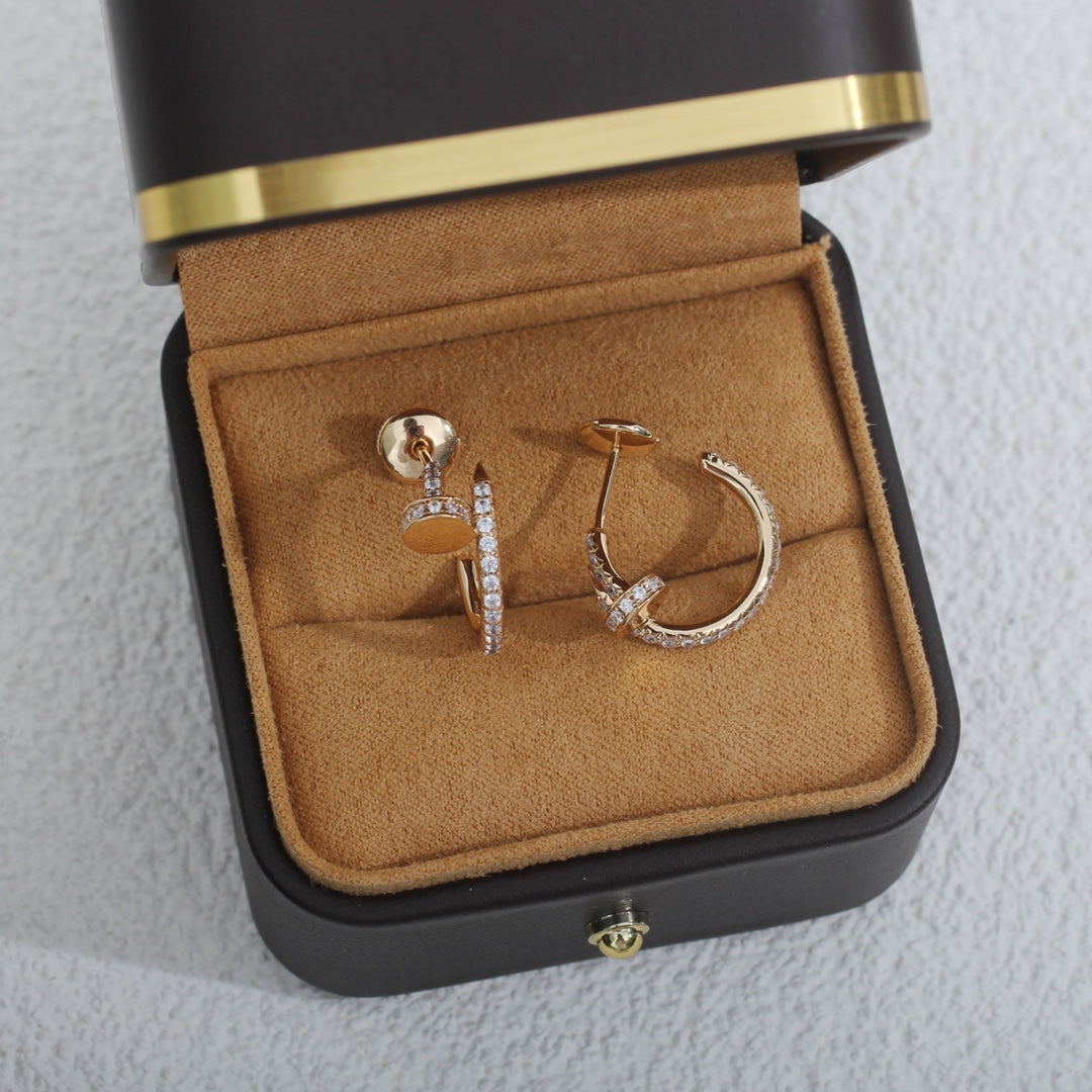¡®Veyra Jewelry¡¯JUSTE EARRINGS 12.75MM PINK GOLD DIAMOND