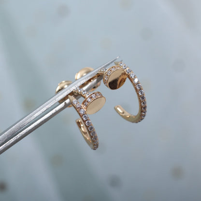 ¡®Veyra Jewelry¡¯JUSTE EARRINGS 12.75MM PINK GOLD DIAMOND