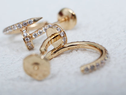 ¡®Veyra Jewelry¡¯JUSTE EARRINGS 12.75MM PINK GOLD DIAMOND