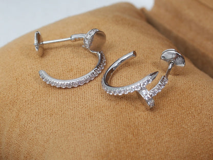 ¡®Veyra Jewelry¡¯JUSTE EARRINGS 12.75MM SILVER DIAMOND