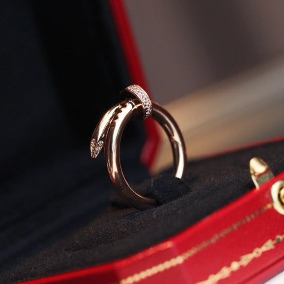 ¡®Veyra Jewelry¡¯JUSTE RING 2.65MM PINK GOLD DIAMOND