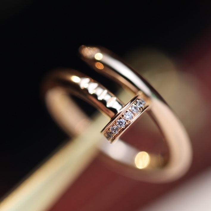 ¡®Veyra Jewelry¡¯JUSTE RING 2.65MM PINK GOLD DIAMOND