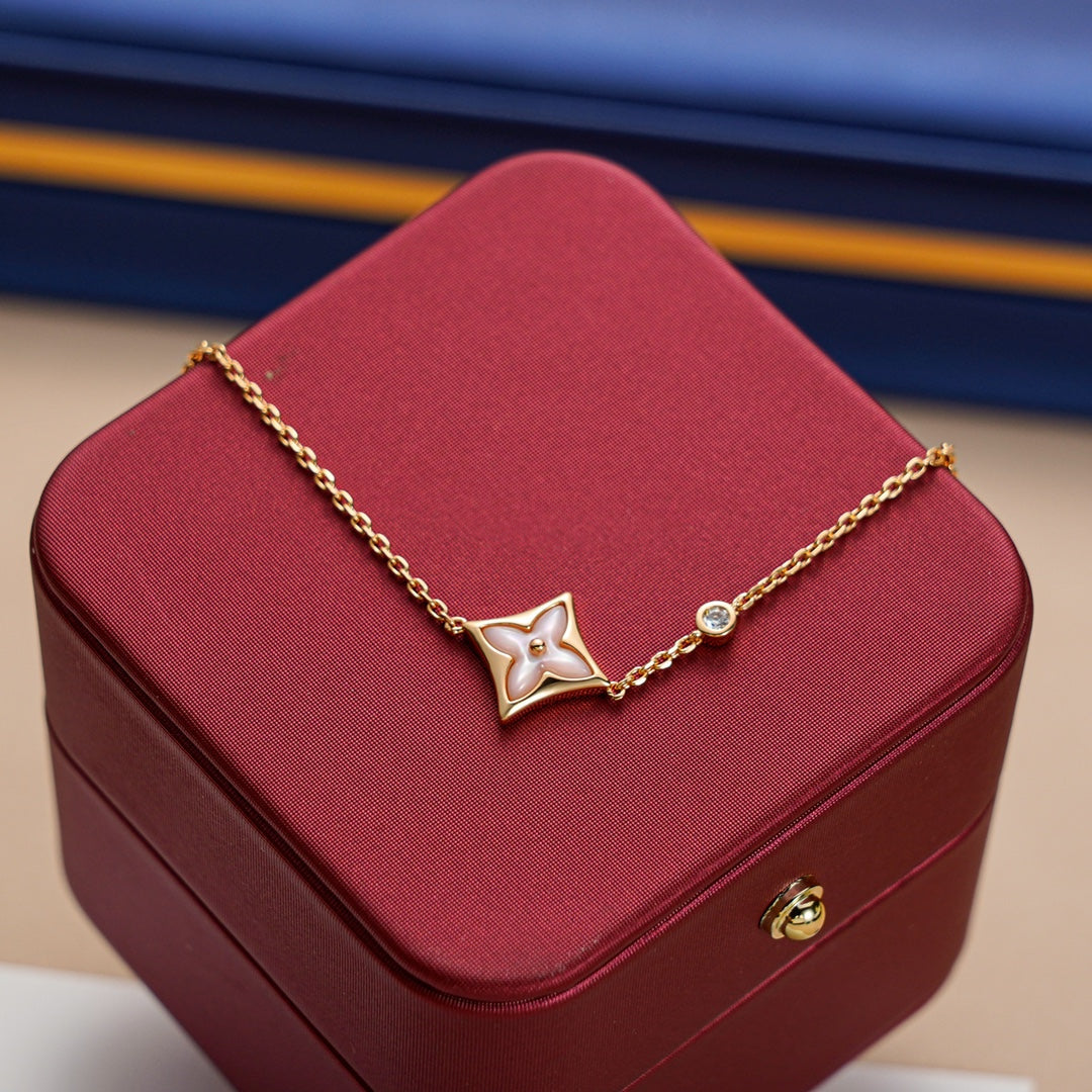 ¡®Veyra Jewelry¡¯STAR 1 DIAMOND PINK GOLD BRACELET