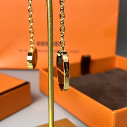 ¡®Veyra Jewelry¡¯CHAINE VERSO BLACK CERAMIC EARRINGS
