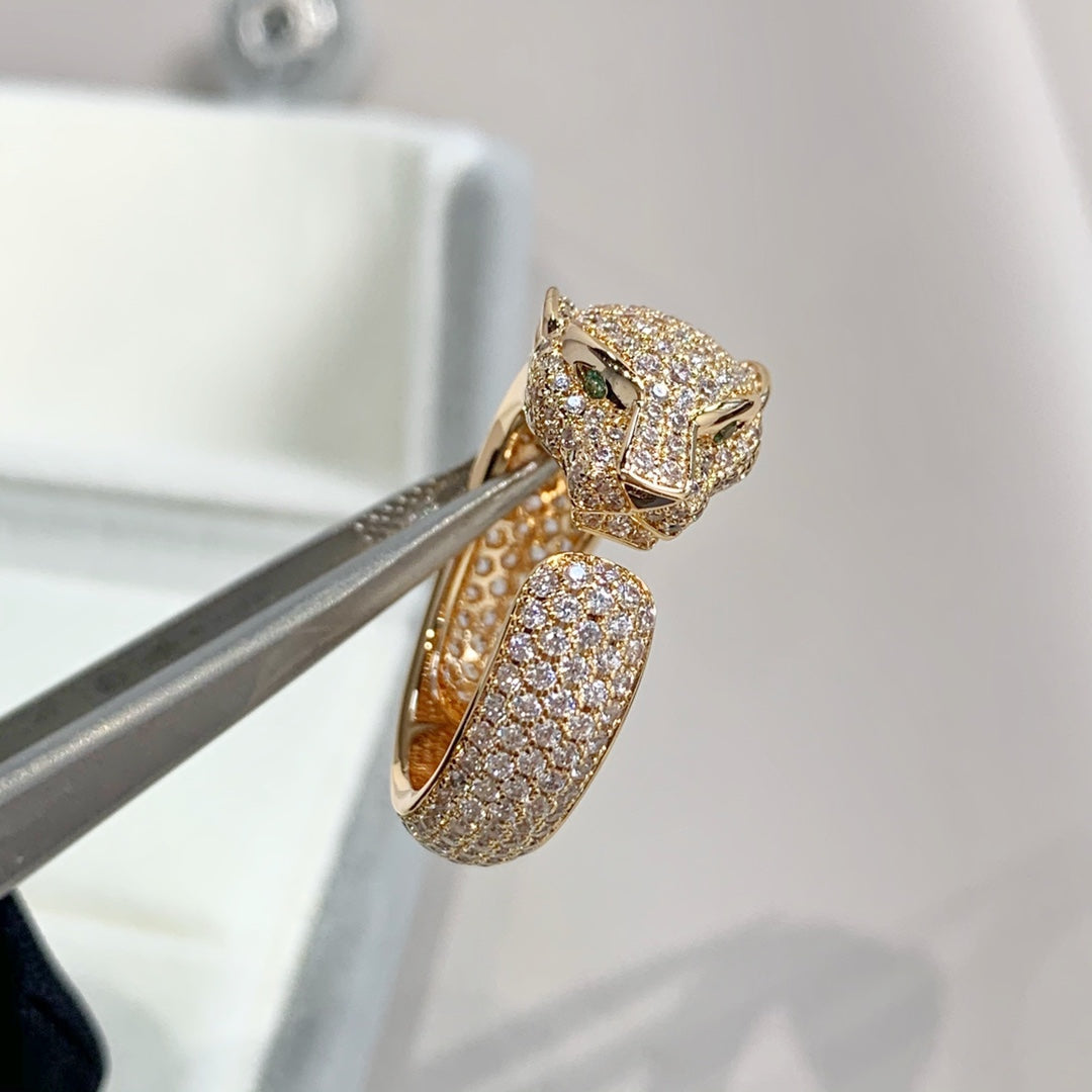 ¡®Veyra Jewelry¡¯PANTHERE PINK GOLD DIAMOND RING
