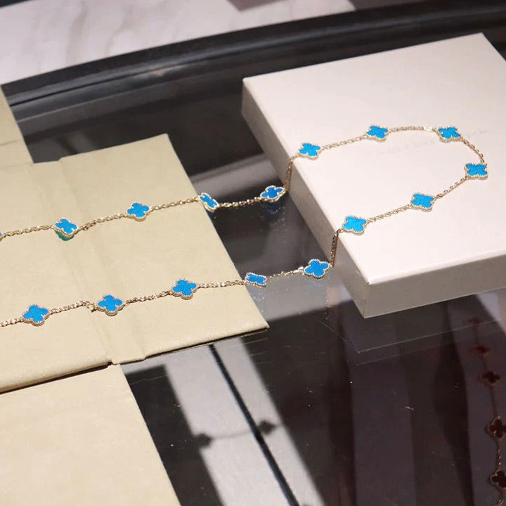¡®Veyra Jewelry¡¯CLOVER 20 MOTIFS TURQUOISE GOLD