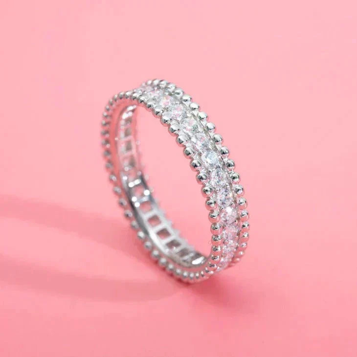 ¡®Veyra Jewelry¡¯PERLEE DIAMOND SILVER RING