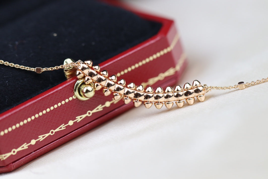 ¡®Veyra Jewelry¡¯CLASH PINK GOLD NECKLACE