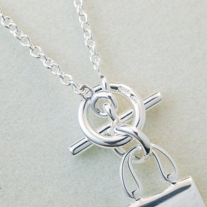 ¡®Veyra Jewelry¡¯POP H PEDANT SILVER NECKLACE
