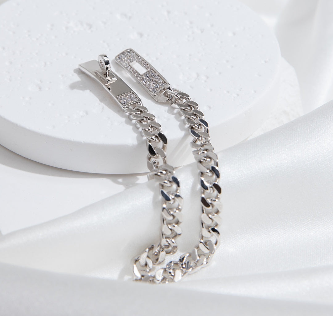 ¡®Veyra Jewelry¡¯KELLY CHAIN SILVER DIAMOND BRACELET