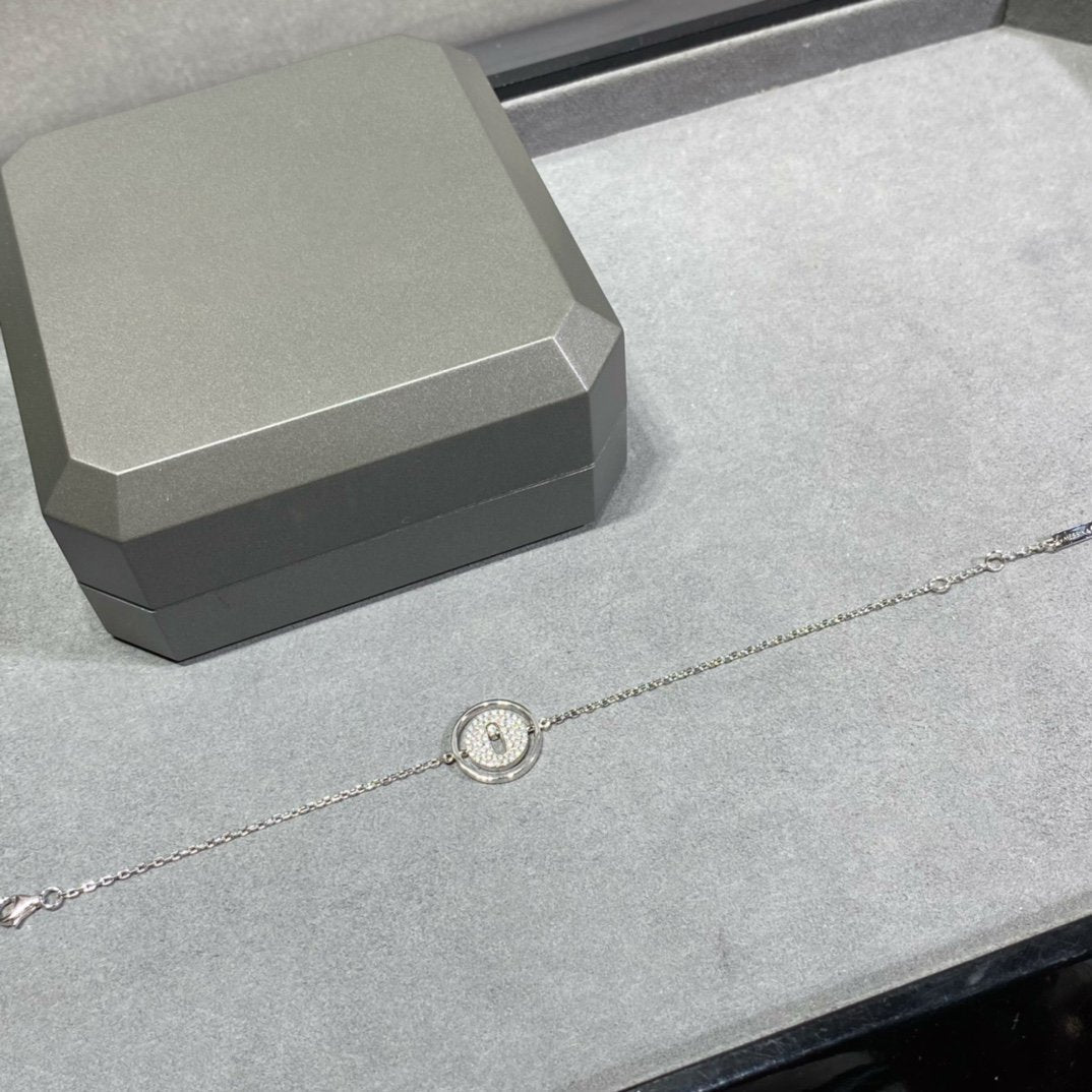 [Veyra Jewelry]LUCKY MOVE DIAMOND PAVED BRACELET