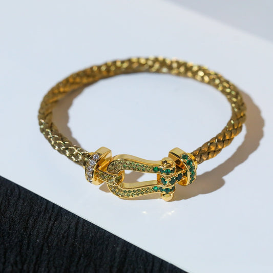¡®Veyra Jewelry¡¯FORCE 10 GOLD GREEN DIAMOND PAVED