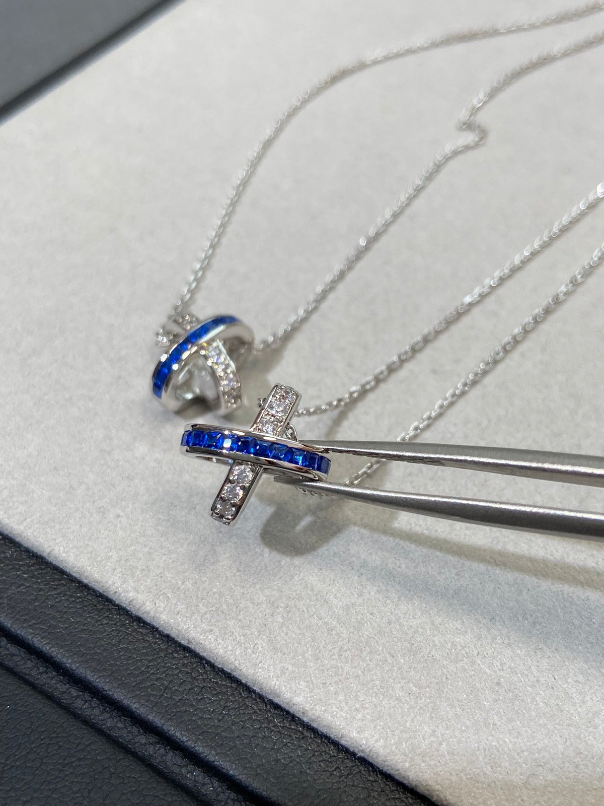 ¡®Veyra Jewelry¡¯LIENS DIAMOND SILVER NECKLACE